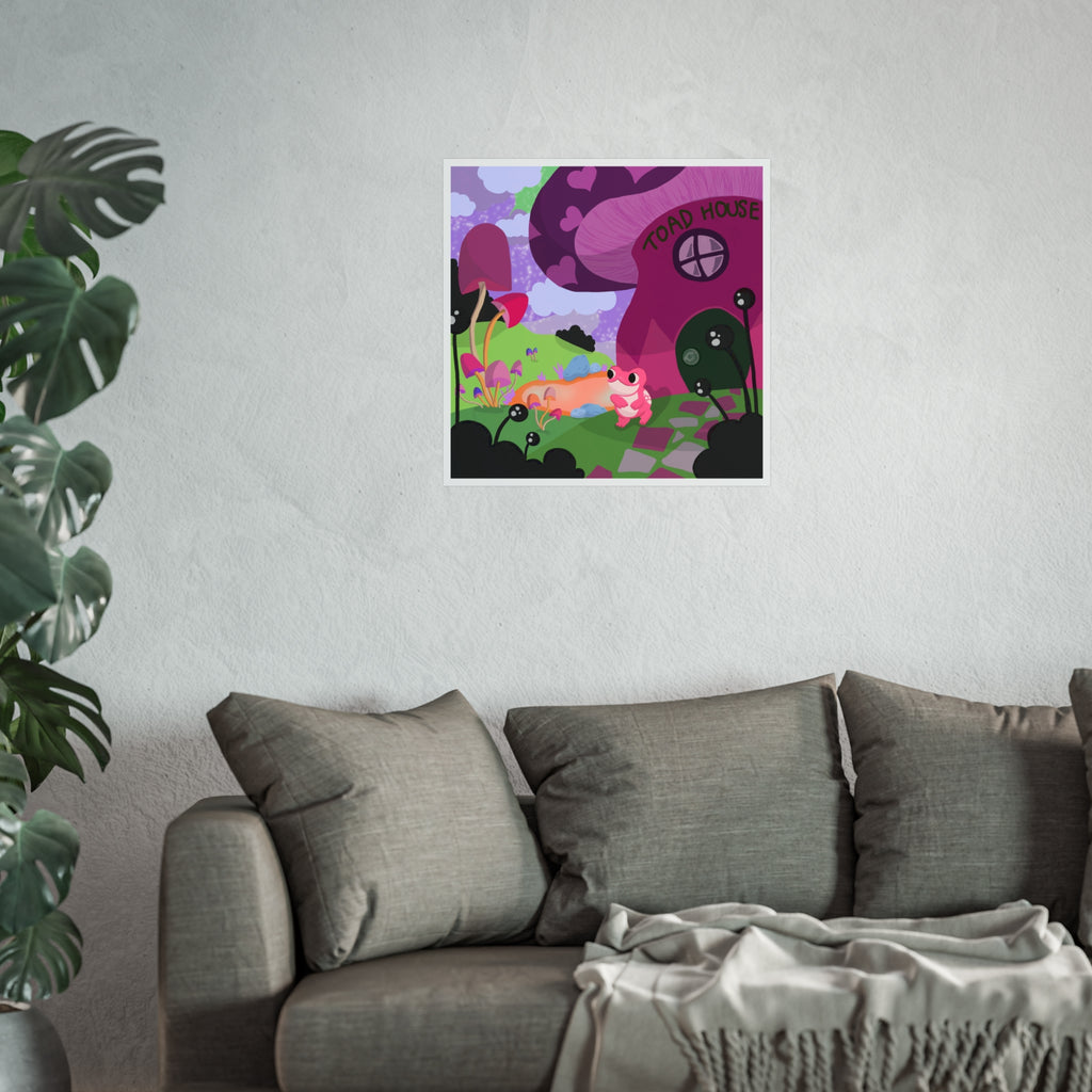 Toad's Morning Stroll - Fine Art Poster