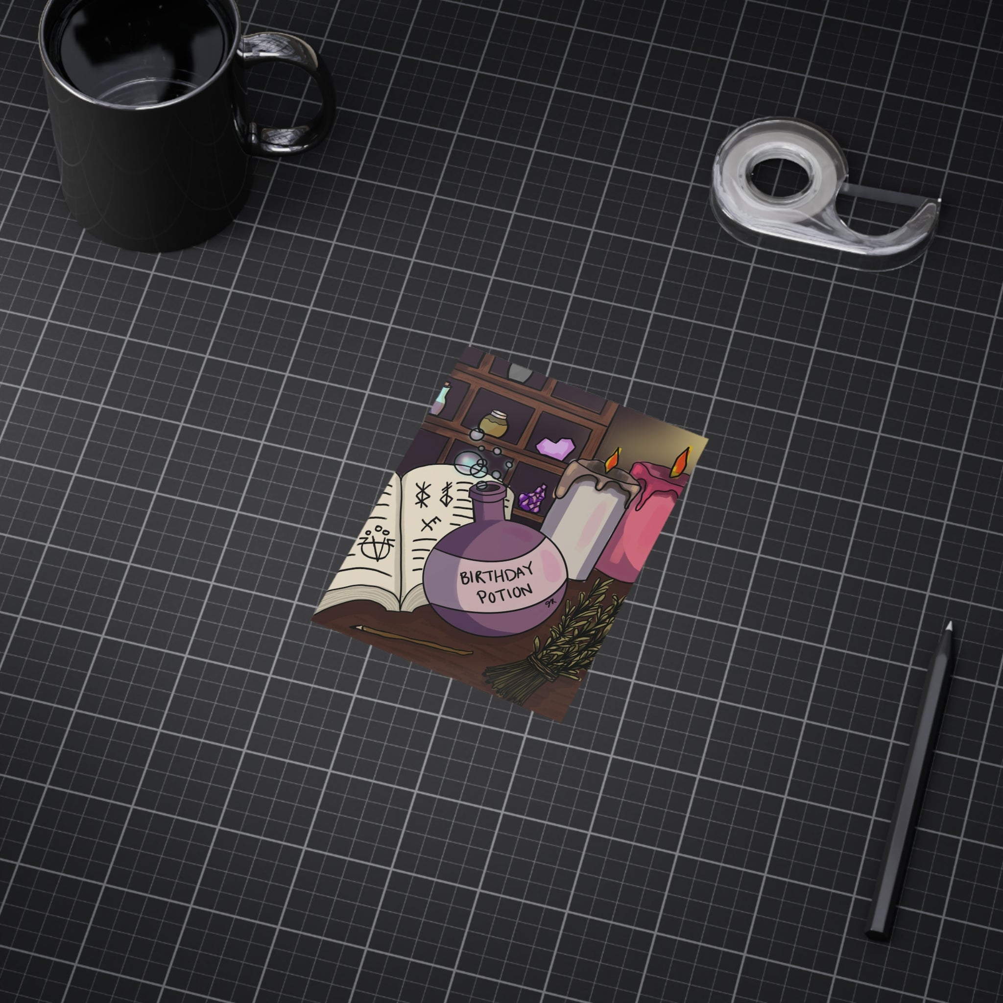 Birthday Potion Postcard (No Envelops)