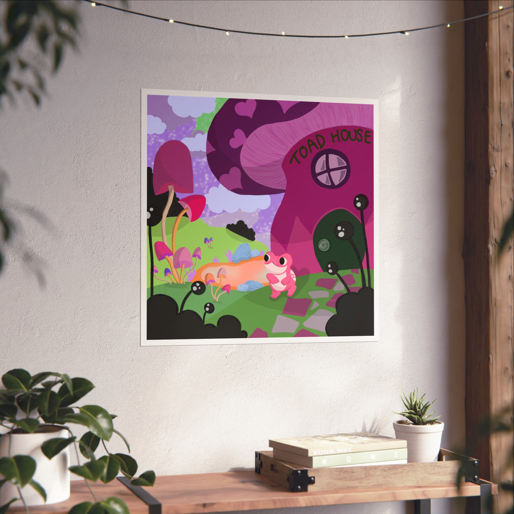 Toad's Morning Stroll - Fine Art Poster