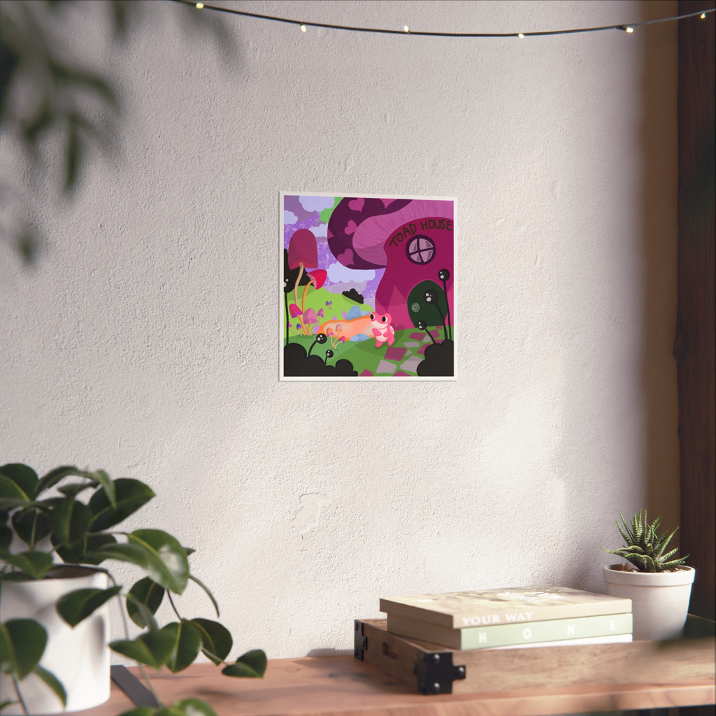 Toad's Morning Stroll - Fine Art Poster