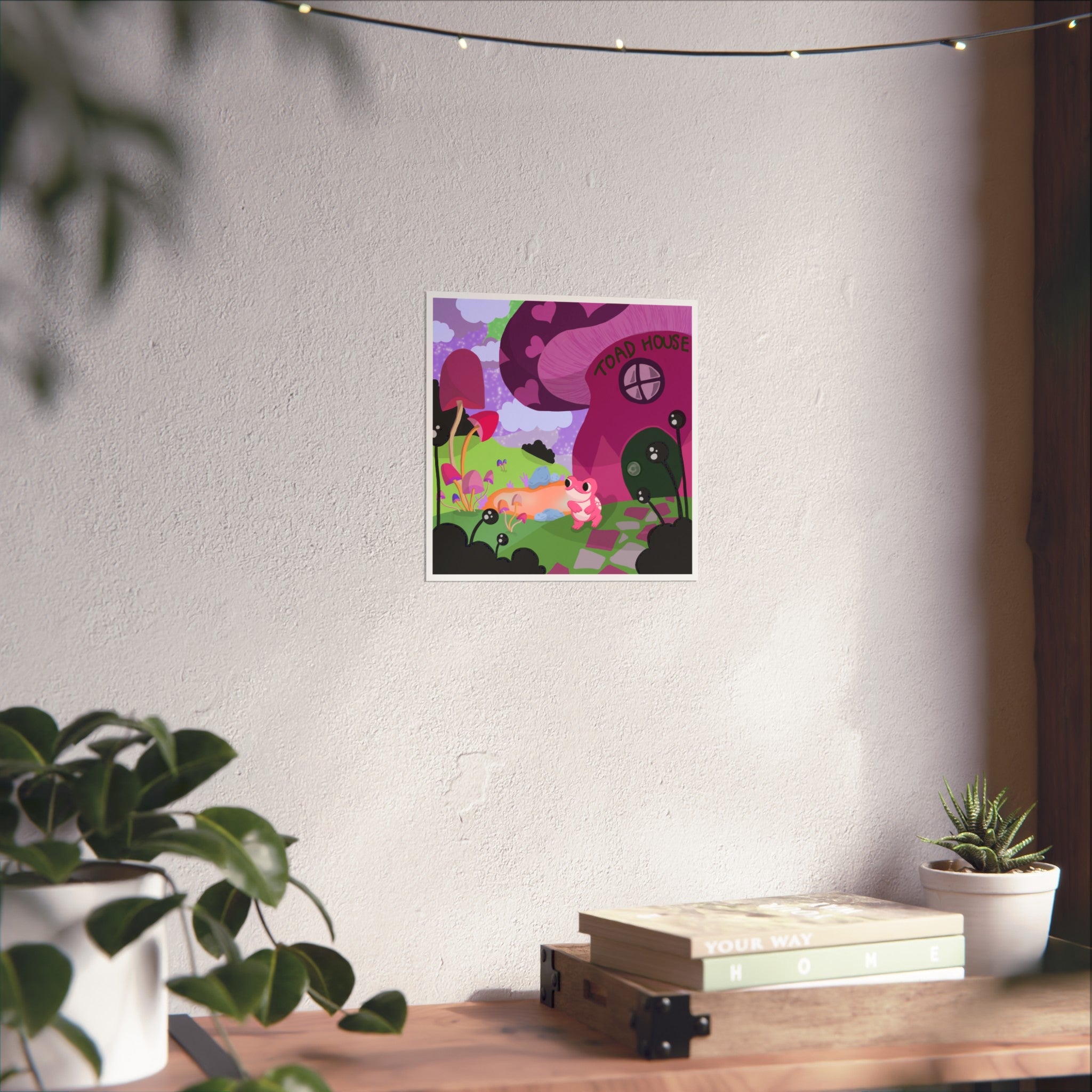 Toad's Morning Stroll - Fine Art Poster