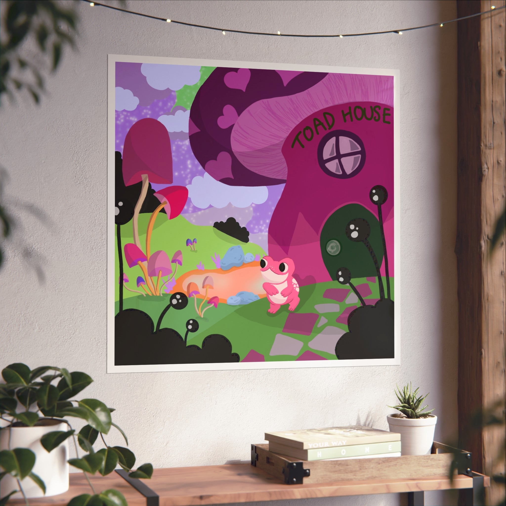 Toad's Morning Stroll - Fine Art Poster