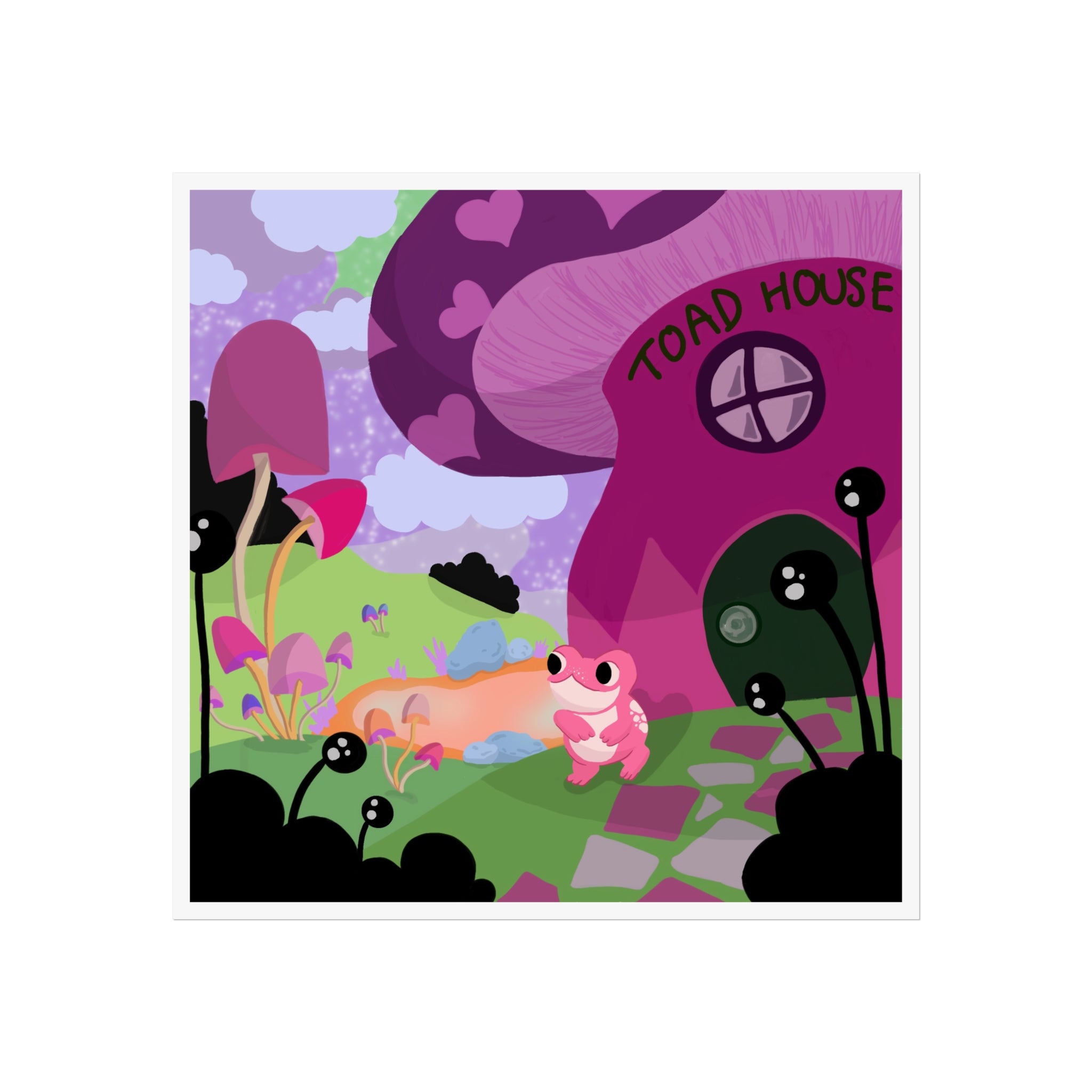 Toad's Morning Stroll - Fine Art Poster