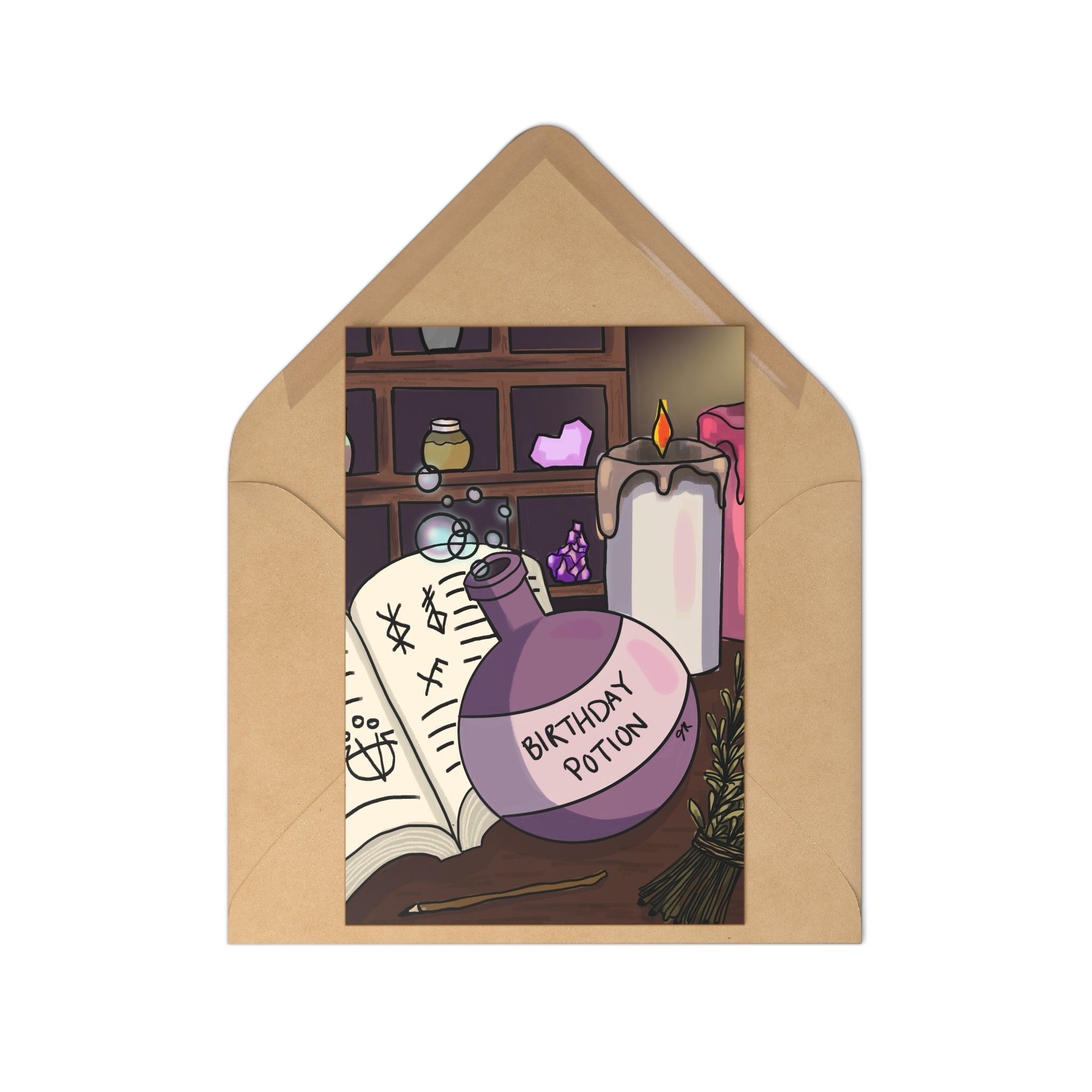 Birthday Potion Postcards (7-Pack)