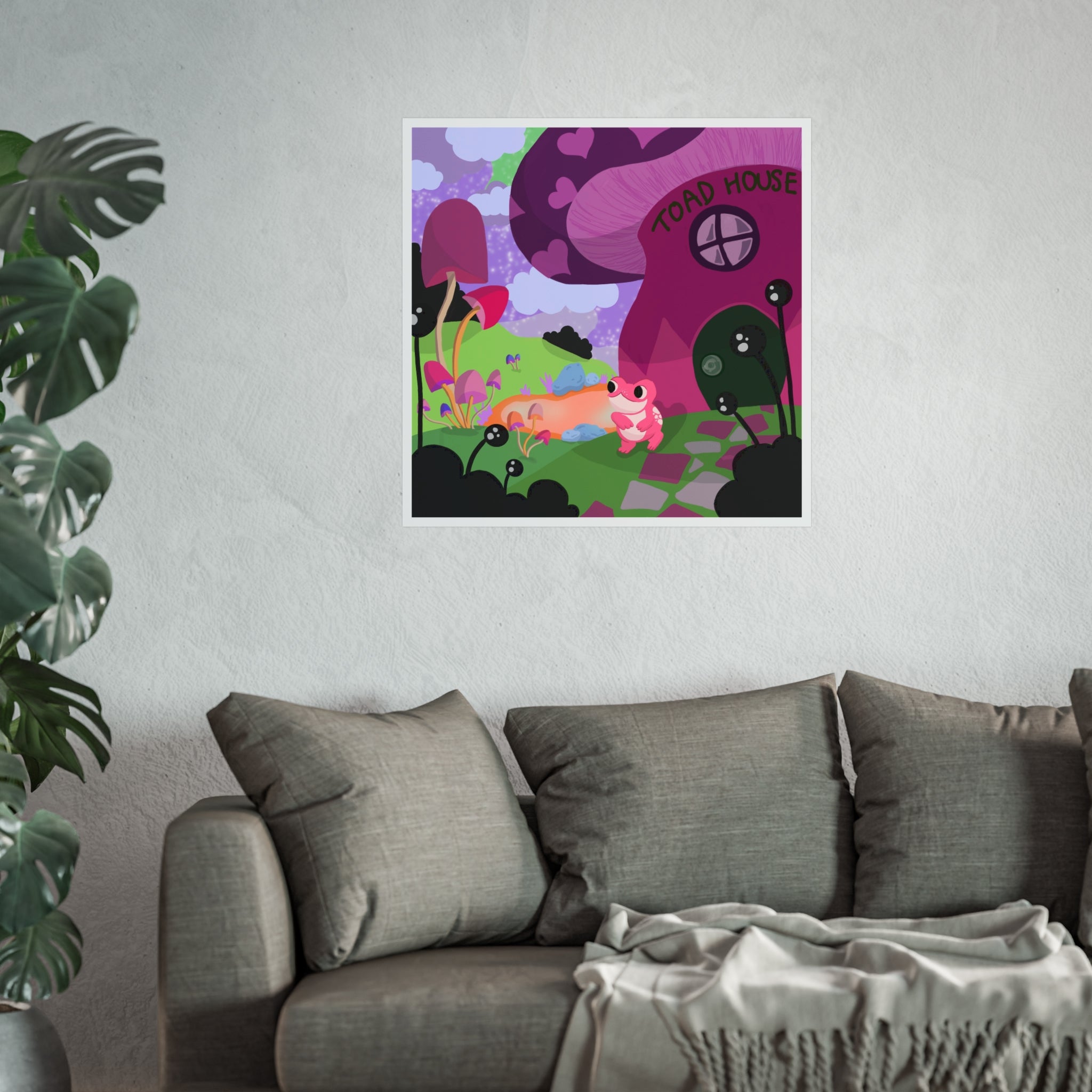 Toad's Morning Stroll - Fine Art Poster
