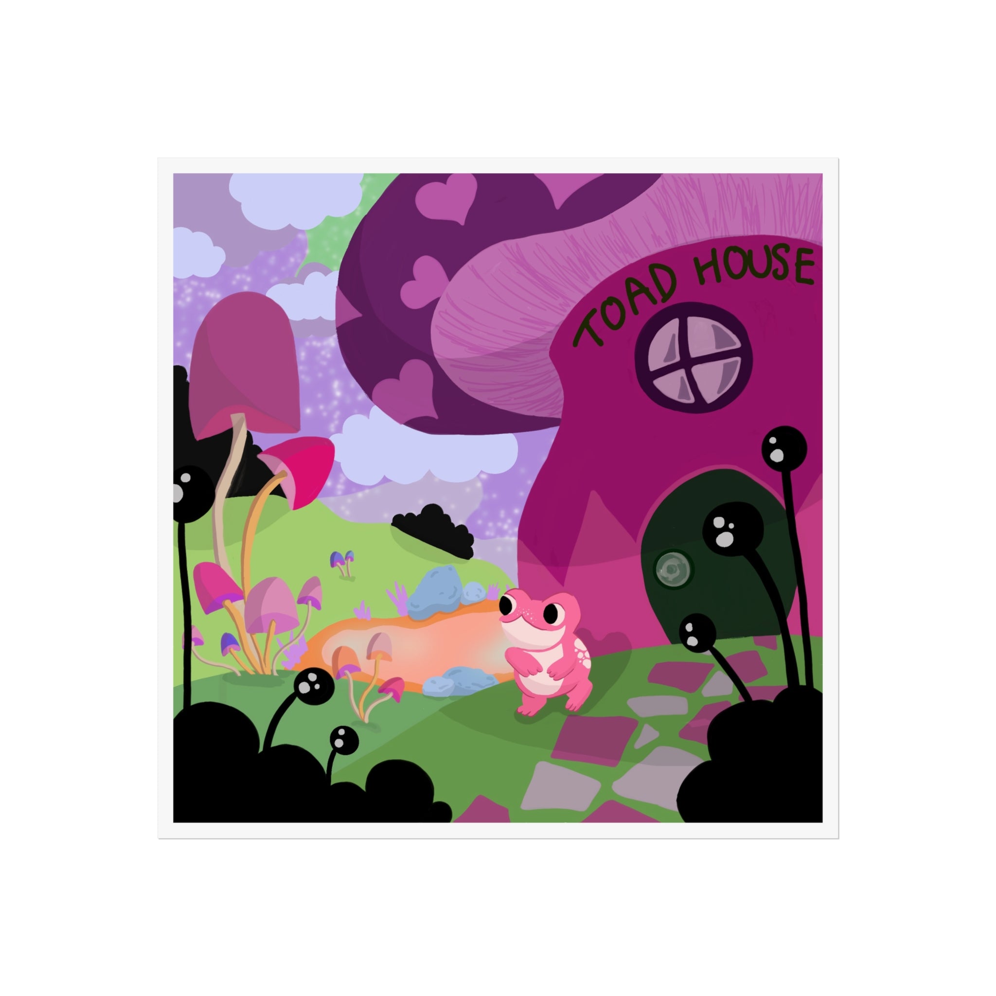 Toad's Morning Stroll - Fine Art Poster