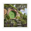 Hobbit House - Watercolor Matte Poster