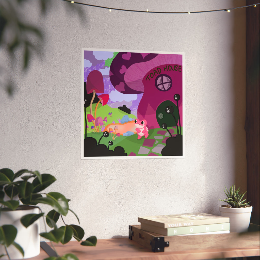 Toad's Morning Stroll - Fine Art Poster